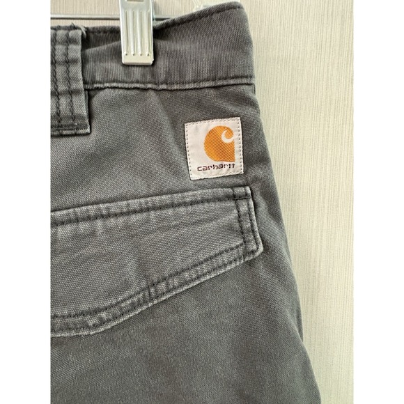 Carhartt Shorts Men Sz 32 Gray VTG B144 LBR Carpenter Work Utility Y2K Canvas - Picture 7 of 8